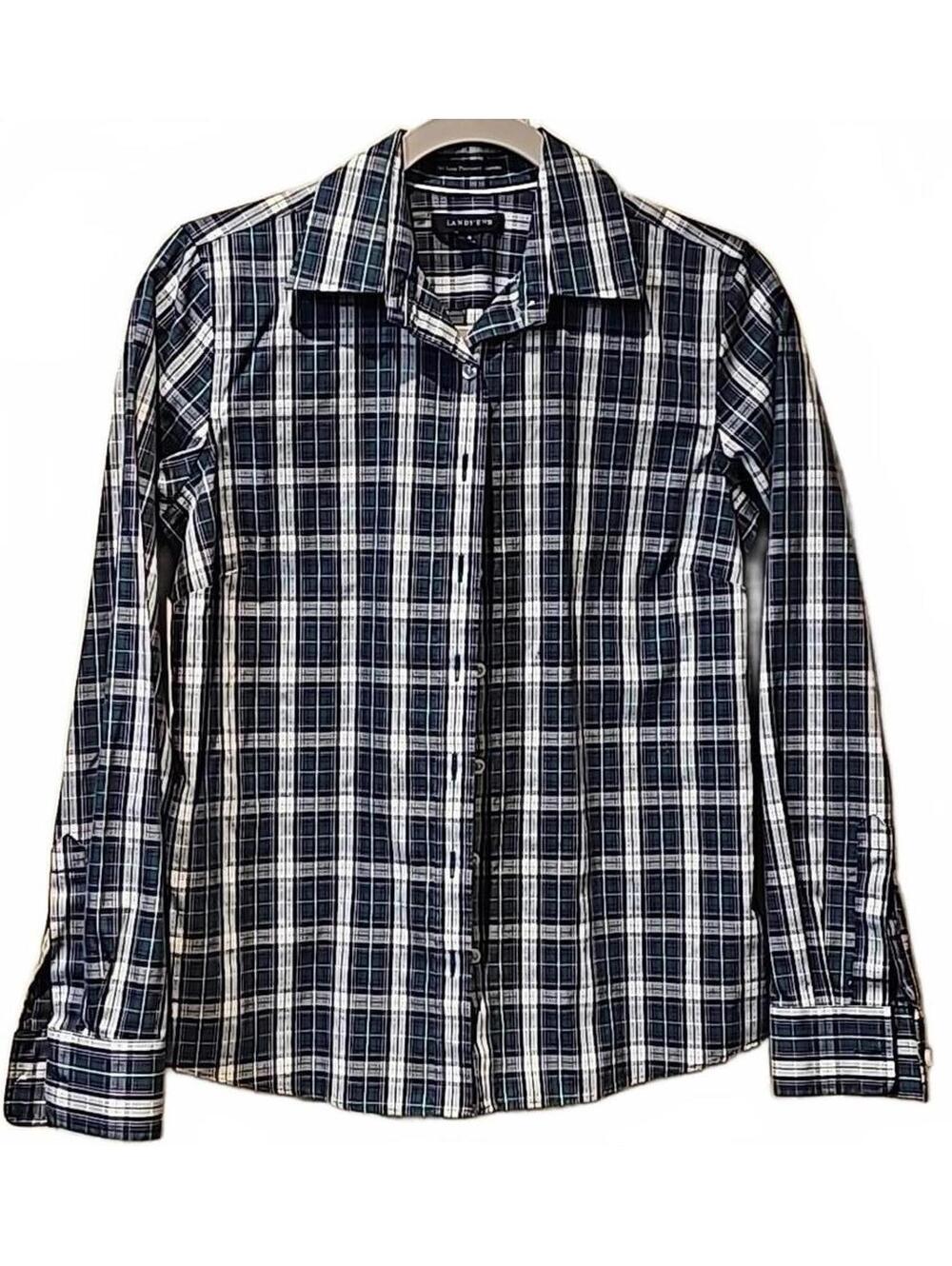 Lands' End no iron blouse Size 4